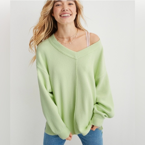 aerie Sweaters - Aerie | Wonder V-neck Sweatshirt